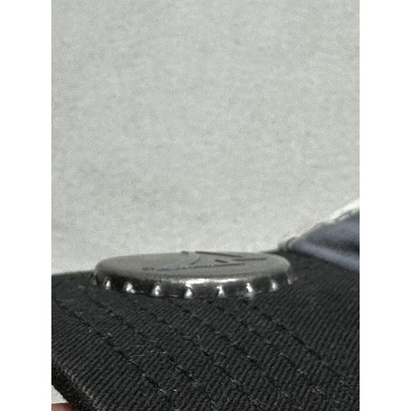 Coors Light Beer Hat Adult Black White Adjustable Strapback With Bottle Opener - Picture 13 of 14